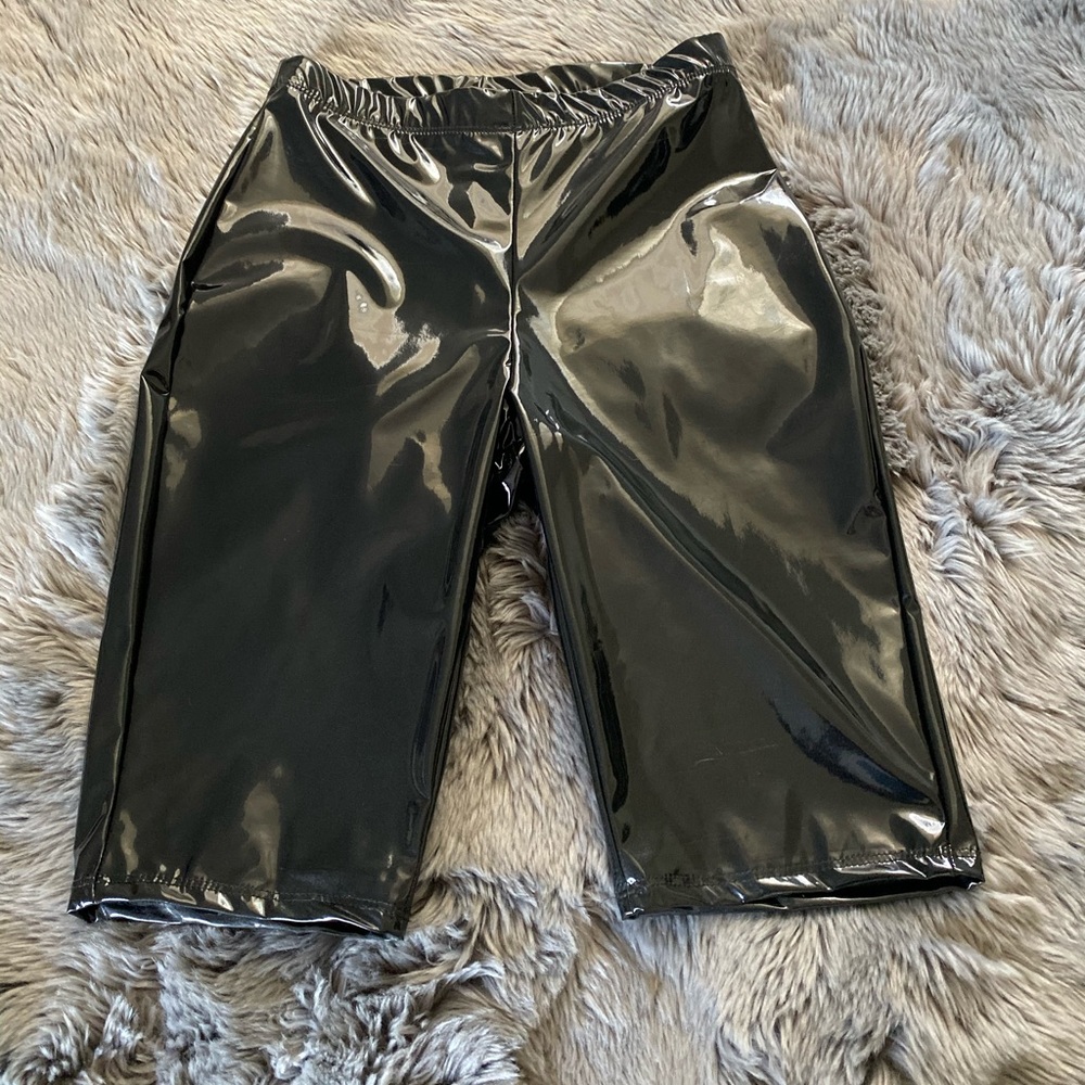 Latex bike shorts